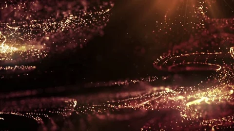 Abstract yellow gold motion background for titles Stock Footage 74772021