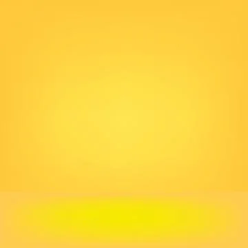 Abstract yellow gradient background room studio. Vector Illustrazione stock