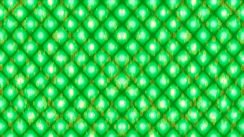 Abstract Yellow Green Diamond Pattern Background, Reptile Skin Texture, Scale Stock Footage 331716012