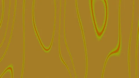 Abstract yellow green fluid pattern with wavy lines and concentric shapes 스톡 동영상 337956231