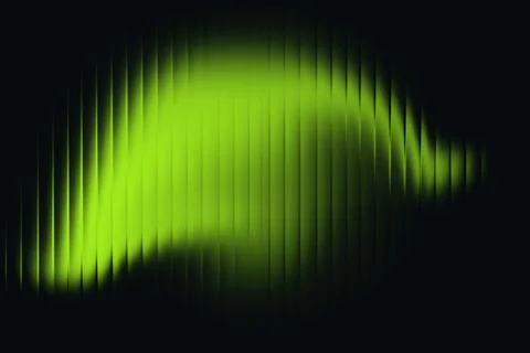 Abstract Yellow-to-Green Oval Gradient Vector Background with Grainy Texture Stock Illustration