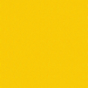 Abstract yellow hexagon pattern background Illustrazione stock