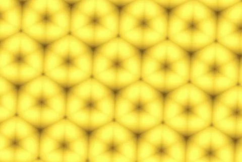 Abstract yellow hexagonal soft background Illustrazione stock