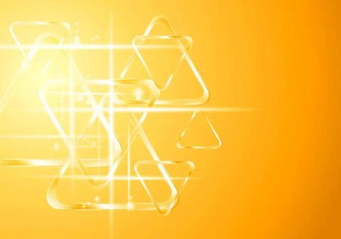 Abstract yellow hi-tech background. Vector design eps 10 Abstract yellow h... Foto stock