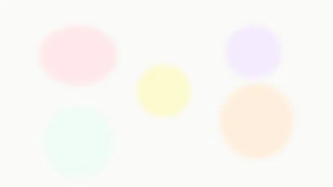 Abstract yellow light bokeh circles glowing against a stark white background Stock-Footage 336263575