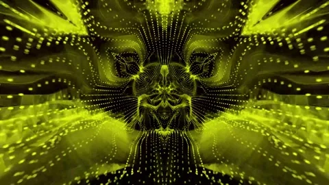 Abstract Yellow Light Design Video stock 289109350