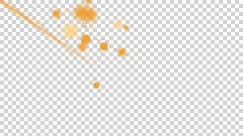 Abstract yellow light leak texture PNG , isolated on transparent background Stock Illustration