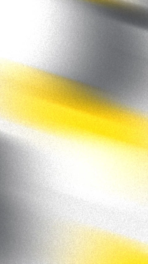 Abstract Yellow Light Streaks Flowing Across Soft Gray Background Video stock 335294391