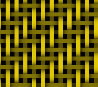 Abstract yellow lines on background Stock Illustration