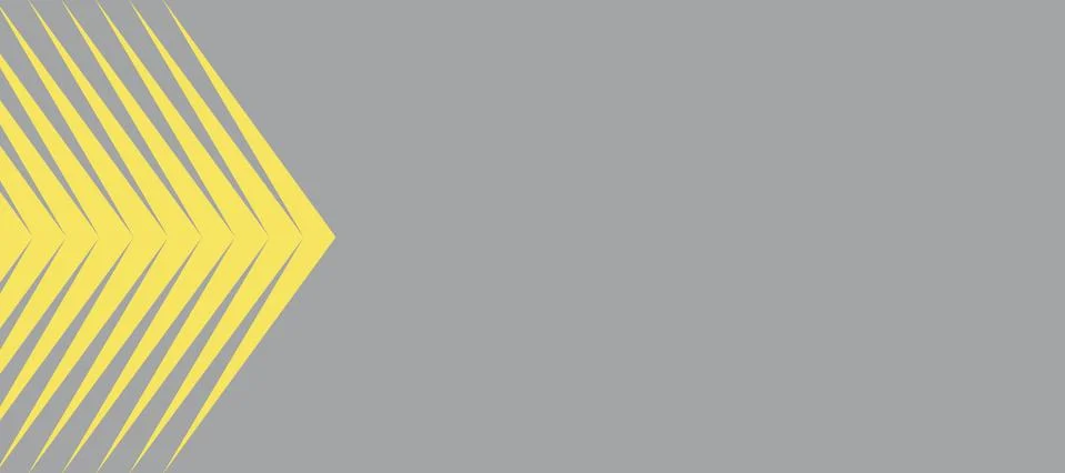 Abstract yellow lines on a gray background. Illustration of trending colors 2021 Stock Illustration