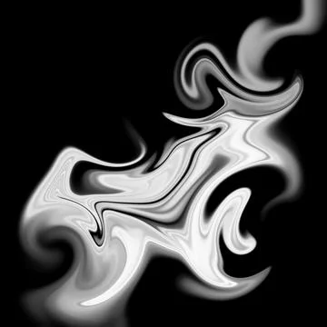 Abstract yellow liquid background with dynamic fluid waves on black Stock Illustration