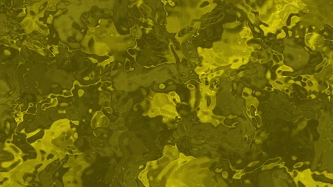Abstract Yellow Liquid Surface Rippling with Light Reflections Stock Footage 339703570