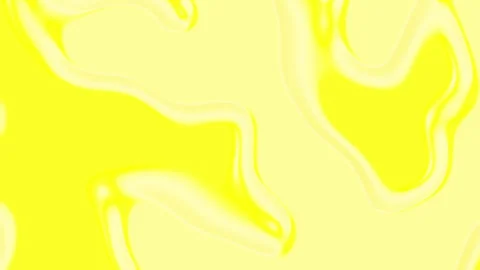 Abstract Yellow Liquid Texture with Smooth Wavy Fluid Shapes Background Stock Footage 303389399