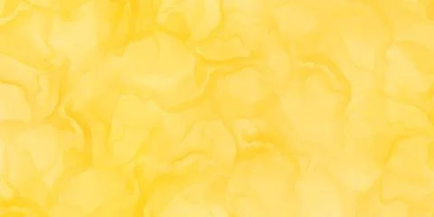 Abstract yellow marble fluid painted background. Alcohol ink or watercolor art Stock Illustration