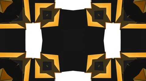 Abstract Yellow Mosaic Background Stock Footage 65415175