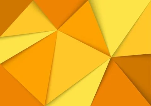 Abstract Yellow Mosaic Background Stock Illustration