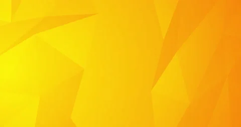 Abstract yellow orange background with 3d polygonal shapes. Stock Footage 139590509