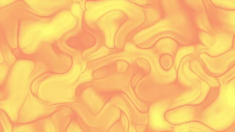 Abstract yellow orange fluid marble background seamless warm gradient texture Stock Footage 329618904
