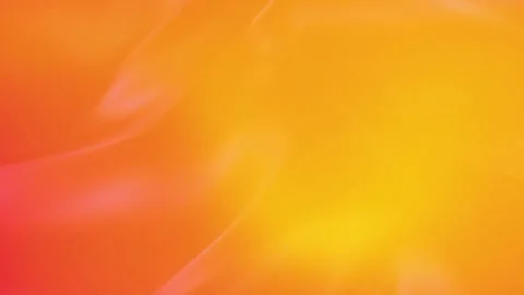 Abstract Yellow Orange Fluid Silk Gradient Motion Background Loop Stock Footage 345634995