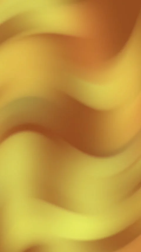 Abstract Yellow Orange Gradation Wave Fluid Seamless Loop Animated Vertical Stock Footage 310352059