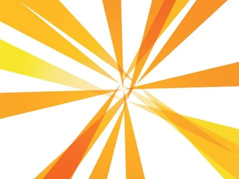 Abstract yellow orange rays background Stock-Illustration