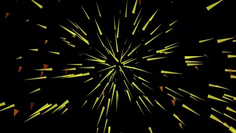Abstract yellow particles dynamic footage 库存影片 330512250