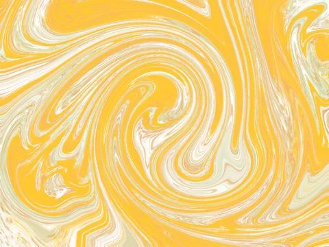 Abstract yellow pastel fluid pattern background like a marble , greeting card Stock Illustration