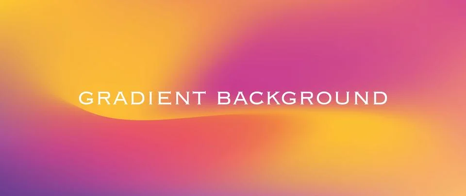 Abstract yellow pink gradient background. Nature gradient background. Vector Stock Illustration