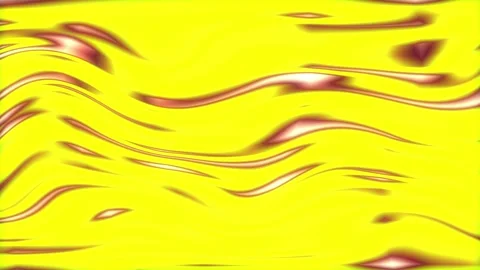Abstract yellow red fluid waves motion loop Stock Footage 321751958
