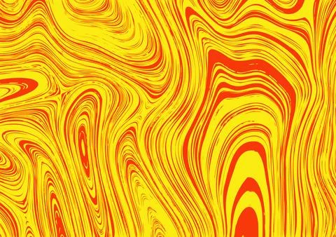 Abstract yellow red vector background motion hypnotic psychedelic design, zin Stock Illustration