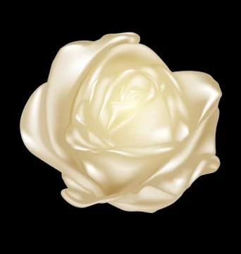 Abstract yellow rose Illustrazione stock