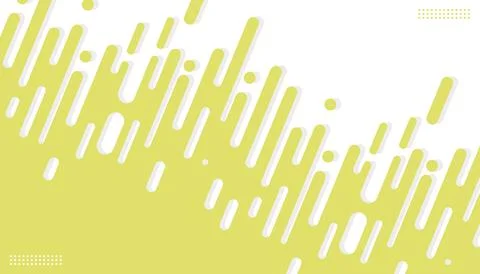 Abstract yellow rounded and circle isolated in white background.Vector illu.. Stock Illustration