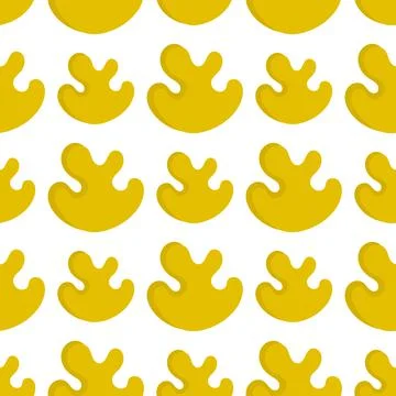 Abstract yellow seamless pattern textile print. repeat pattern background des イラスト素材