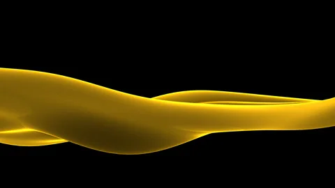 Abstract yellow silk background Video stock 242315878
