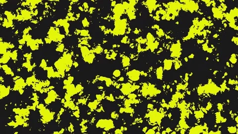 Abstract Yellow Speckle Pattern with Black Stripes Seamless Motion Background Stock Footage 340943959