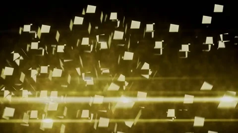 Abstract Yellow Squares Stock Footage 41023300