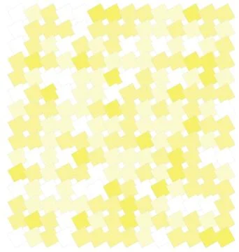 Abstract yellow squares Stock Illustration