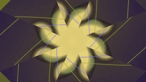 Abstract Yellow Star Animation Loop. 스톡 동영상 330281566