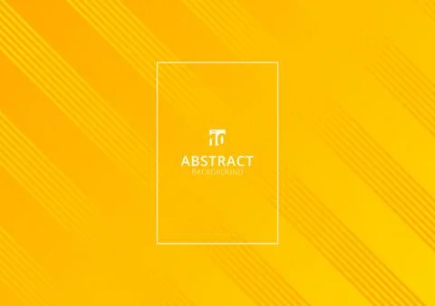 Abstract yellow striped diagonal lines gradient background and texture with w Stock Illustration