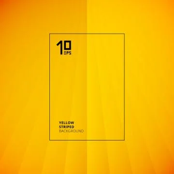 Abstract yellow striped perspective vertical lines pattern background. 스톡 일러스트