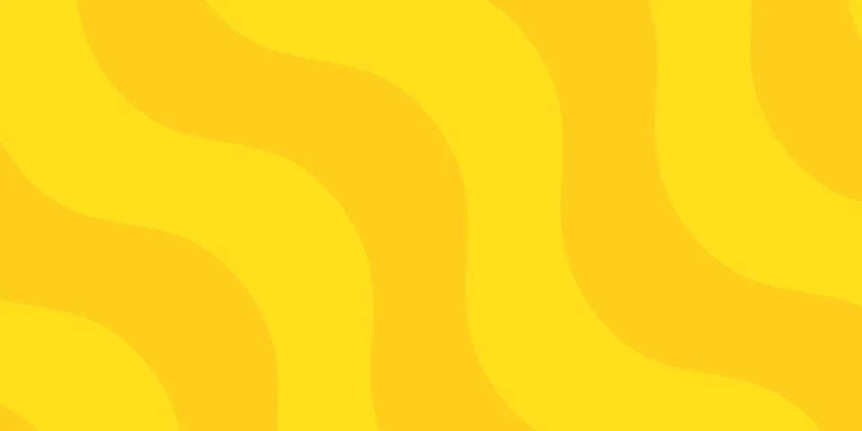 Abstract yellow summer wavy background. Summer gradient with fluid wave shapes Stock Illustration