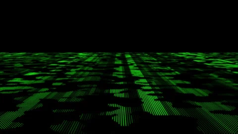 Abstract yellow techno motion space background Stock Footage 241787706