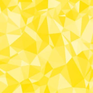 Abstract Yellow Triangle Geometrical Background, Gold Pattern. Vector Stock Illustration