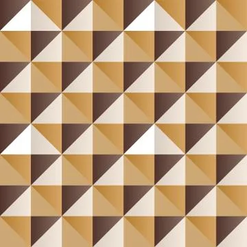 Abstract yellow triangles Stockillustratie