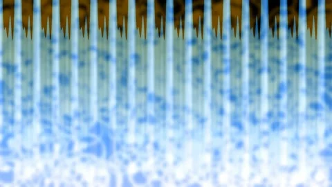 Abstract yellow vertical stripes background pattern for modern design concept Stock Footage 335520247