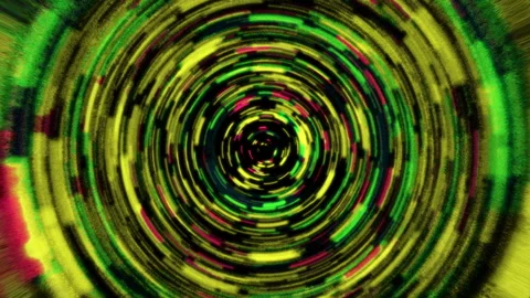 Abstract Yellow Vortex Design dynamic swirling vortex in vibrant yellow and Stock Footage 296089335