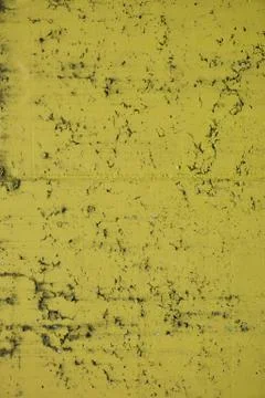 The abstract yellow wall texture pattern Foto stock