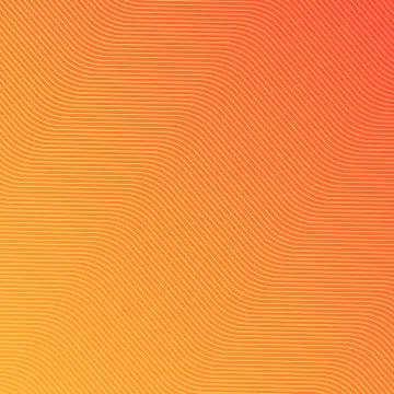 Abstract yellow wave lines pattern on orange background and texture Illustrazione stock