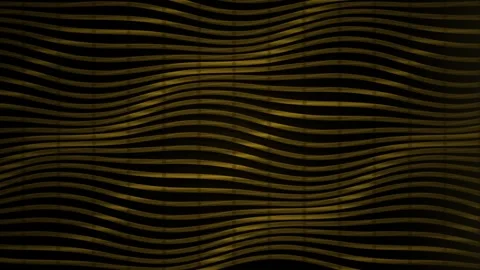 Abstract yellow wave pattern background for modern design and motion graphics Stock Footage 346006195