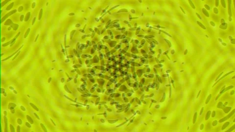 Abstract Yellow Wave Pattern Seamless Background Loop for Design Project Stock Footage 337704950
